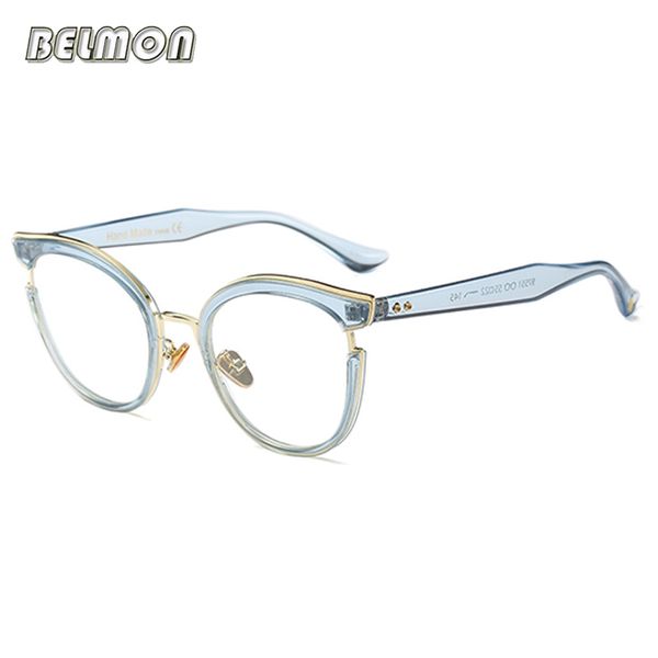 

fashion spectacle frame women eyeglasses computer myopia optical for female vintage eyewear clear lens eye glasses frame rs469, Black