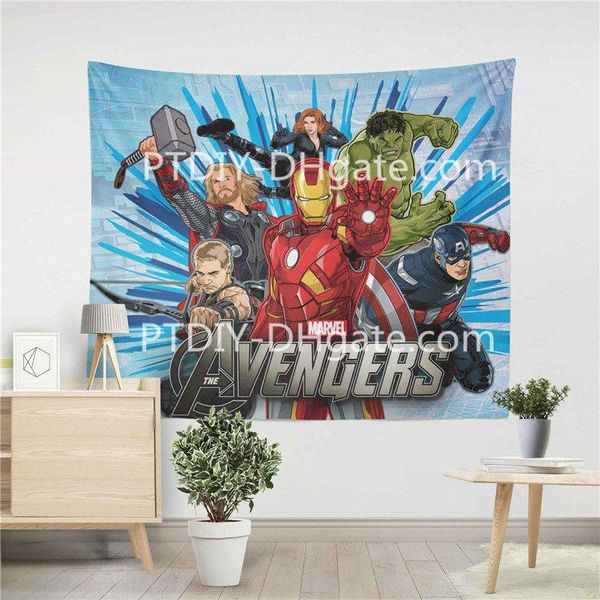 

Мода Гостиная Спальня общежитие Home Decor картины Мстители супер герой Комиксы Marvel К