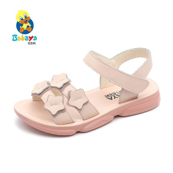 

babaya children's sandals girls princess shoes soft bottom beach baby shoes 2020 summer new style children's, Black;red