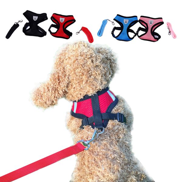 

s-l pet dog vest adjustable leash rope set spring/summer dog shirt pet clothes for dogs cats puppy clothes wholesale 40ja17