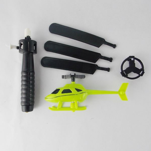

1/2/5/10pcs kids educational toys pull wires rc helicopters fly om drawstring mini plane children's gifts /outdoor games