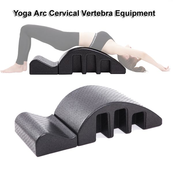 

yoga arc bending cervical vertebra fitness equipment pe s-curve shape spine corrector fitness pilates yoga training accessories