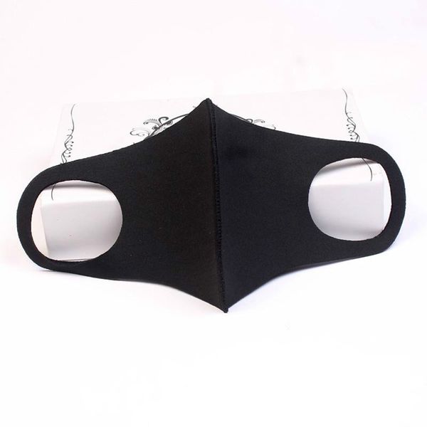 

2020 black dustproof mouth face mask mouth masks anti pollution mask reusable face mouth cover ing