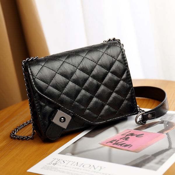 

dai.mm 2020new diamond texture leather crossbody bags for women small shoulder messenger bag female luxury chain handbags