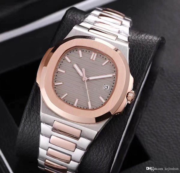 

2020 automatic machinery 40mm luxury watch automatic movement watch model sapphire glass watches stainless steel watch, Slivery;brown