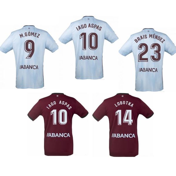 

2019 2020 celta de vigo home away iago aspas 10 thai quality soccer jersey thailand football jerseys soccer jerseys uniforms, Black;yellow