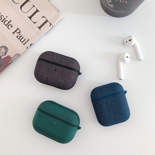 

luxury airpods 1 / 2case fashion new bluetooth headset shell cloth cloth tpu airpods pro protective cover wholesale