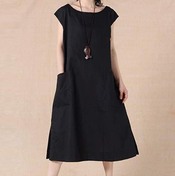 

women's summer dress fashion print o- neck mid-calf loose large sleeve sundress short sleeve maxi dress 2020 plus size, Black;gray