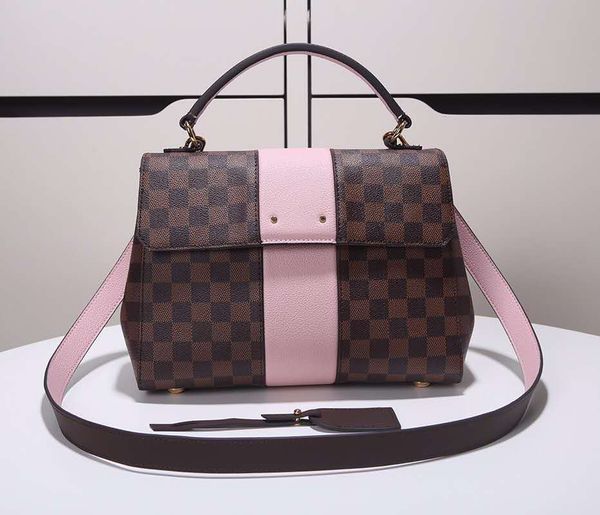

Brand female bond treet houlder handbag taurillon leather woman handbag damier ebÃ¨ne canva me enger bag commuter bag n64416