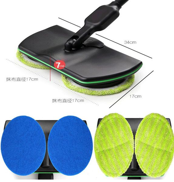 

rechargeable cordless floor cleaner scrubber polisher electric rotary mop microfiber cleaning mop for home