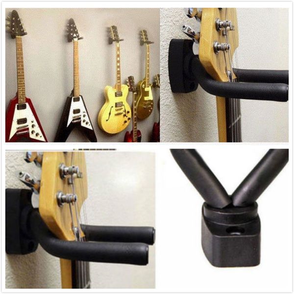2019 Durable Guitar Hook Support Guitarra Stand Wall Mount Guitar Hanger Hook For Guitars Bass Ukulele String Instrument Accessories From