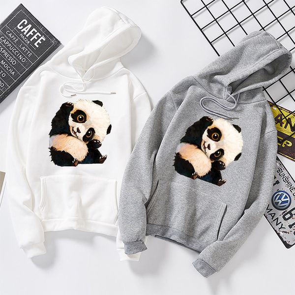 

harajuku 3d печати cute baby panda кофта пальто мужчины женщина животные panda мультфильм мода толстовка tracksuit streetwear tops, Black