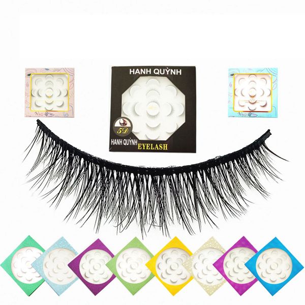 

3d mink eyelashes natural false eyelashes long eyelash extension faux fake eye lashes makeup tools 7 pairs/set rra1382