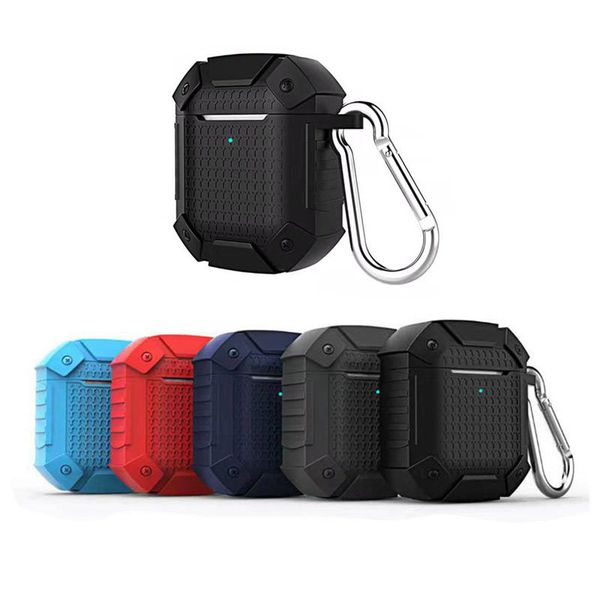 

shock-proof earphone case for apple airpods 2 case soft silicone bluetooth headphone case cover airpods 2 charging box