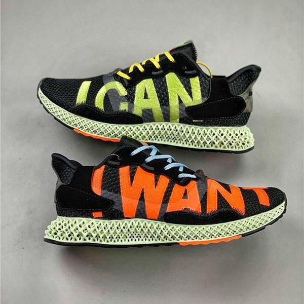 

designer zx4000 4d i want i can running shoes men women zx 4000 futurecraft 4d sneakers sport mens trainers size36-45, White;red