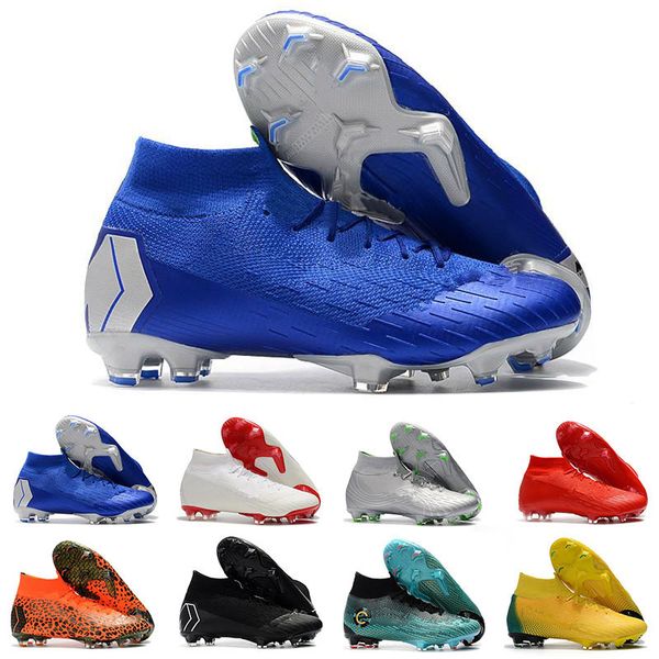 

2020 mens soccer cleats mercurial superfly v ronalro sg soccer shoes football boots cr7 neymar boots size 39-46