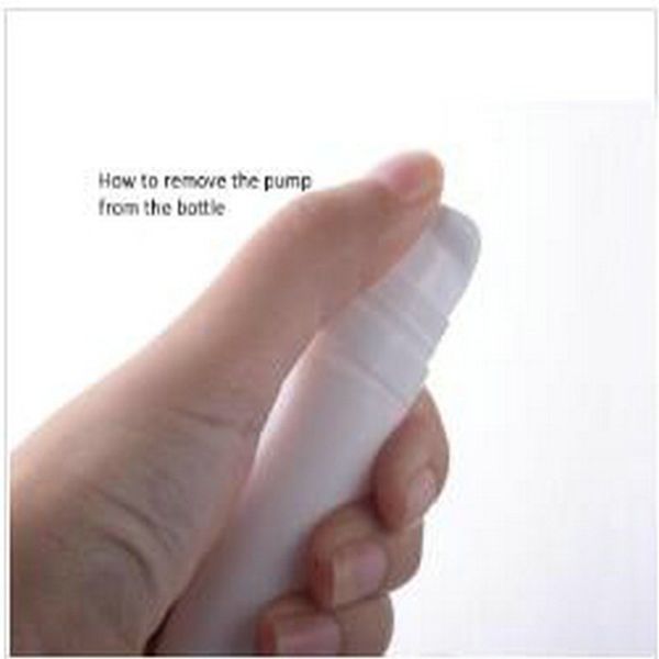 

5ml 10ml white airless lotion pump bottle mini sample and test bottle airless container cosmetic packaging
