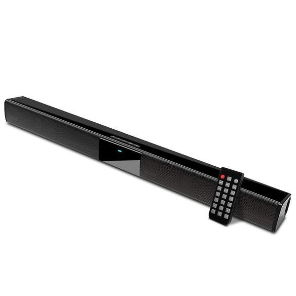 

soundbar 22-inch speaker for tv sound bar 2.0 channel wired and wireless bluetooth with built-in subwoofers and batteries