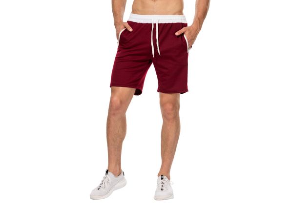 

mens designer short pants casual summer beach drawstring fashion mens solid color shorts, White;black
