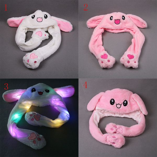 

cute cartoon dance ears rabbit beanie hat airbag cap