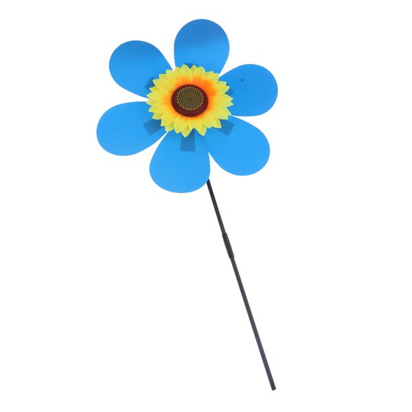 

colorful 3d sun flower windmill wind spinner garden decor