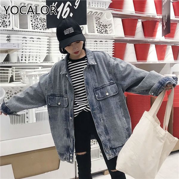 

2019 hong kong flavor chic work clothes cowboy loose coat woman original windbreaker riverdale manteau femme hiver jackets, Black;brown