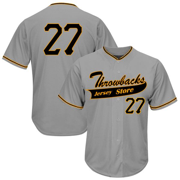 

Throwbacks Commemorative Jersey No27 Exquisite Embroidery High Quality Cloth Breathable Sweat Absorption Professional Jersey Production 2019