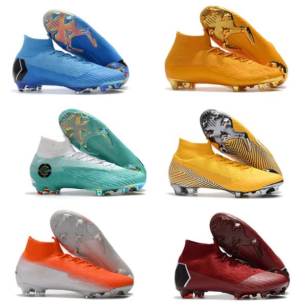 

Original cri tiano ronaldo men occer cleat mercurial uperfly vi 360 elite neymar fg occer hoe high ankle football boot