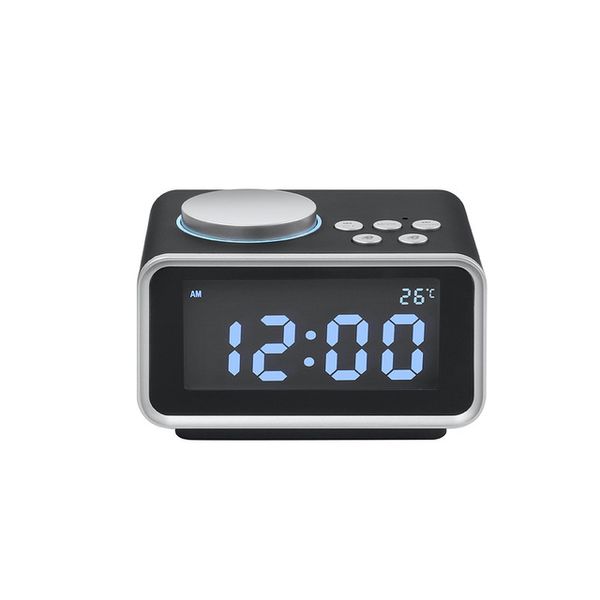 

creative digital alarm clock multifunctional battery operated table clock with lcd temperature and nightlight display zj0393