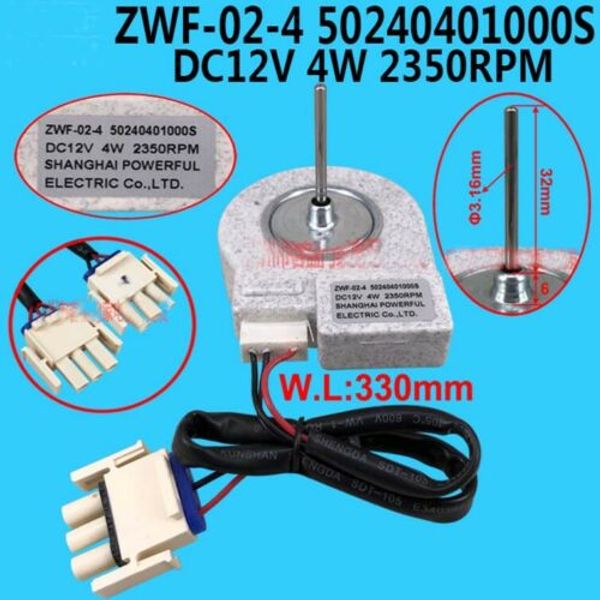 ZWF-02-4 50240401000S Per Midea e altri motori del ventilatore del frigorifero