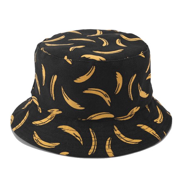 

2020 hat women selling banana print double-sided wearing fisherman hat men women street hip hop sun hat couple basin caps, Blue;gray