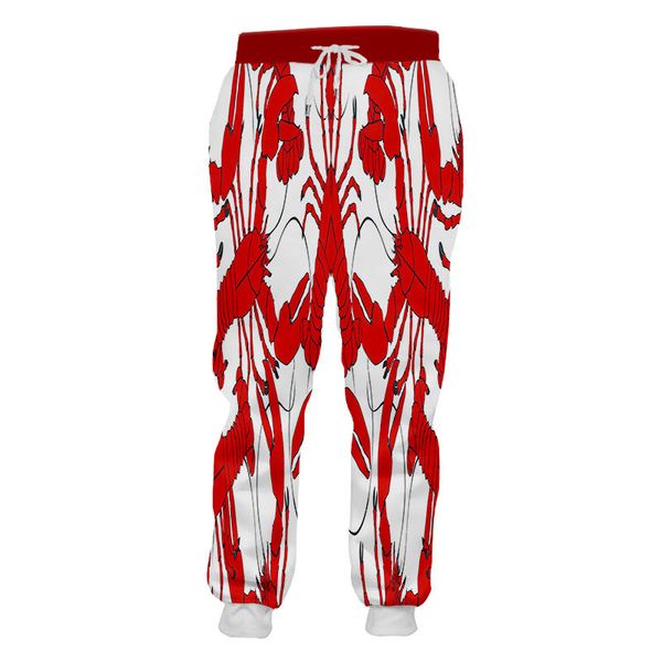 

забавный 3d краб омар тренировочные брюки мужчины / женщины уютный повседневный бег трусцой брюки унисекс бренд спортивные брюки пользовател, Black