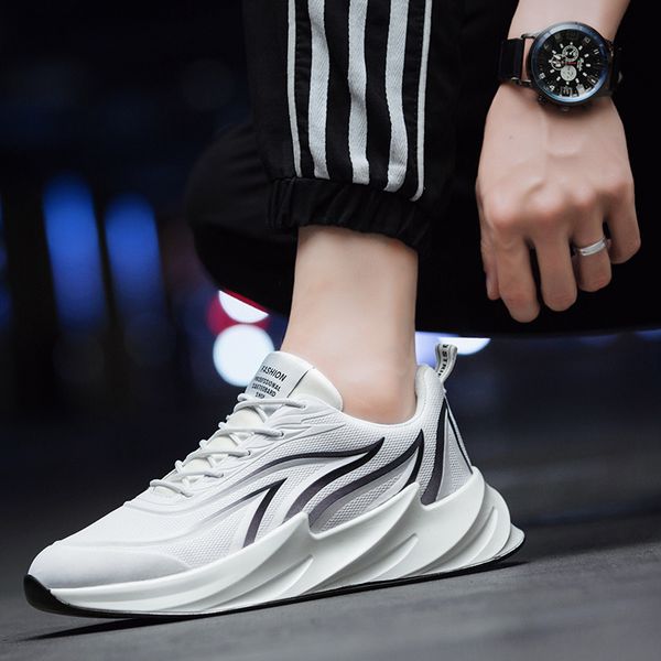 

mens shoes casual classic men's sneakers fashion style zapatillas hombre deportiva comfortable non-slip men casual sho, Black