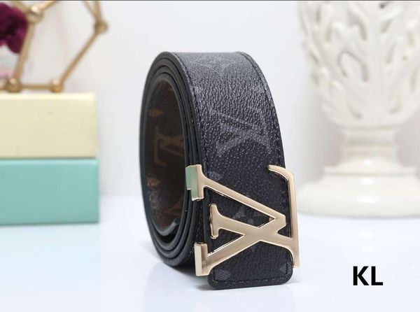 

designers belt men's women's belt luxury belt leather business luxury daikin buckle box packaging 35, Black;brown