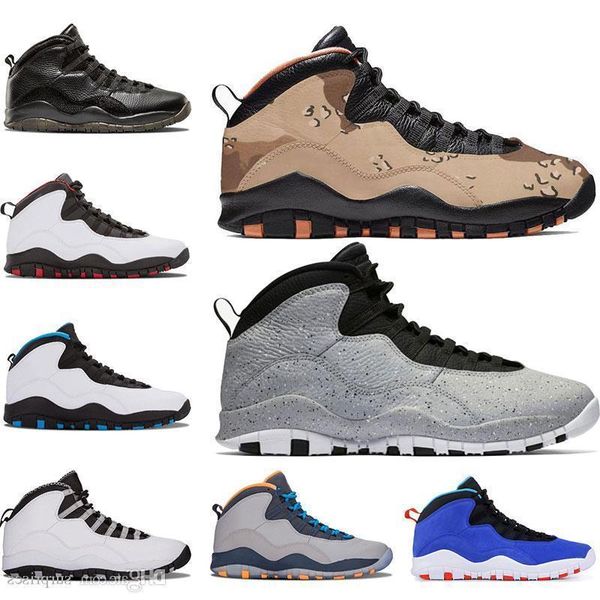 

мужчины баскетбол обувь 10 10с пустынный камуфляж цемента тинкер я м обратно в чикаго холодный серый порошок синий серый сталь тренеры спорт