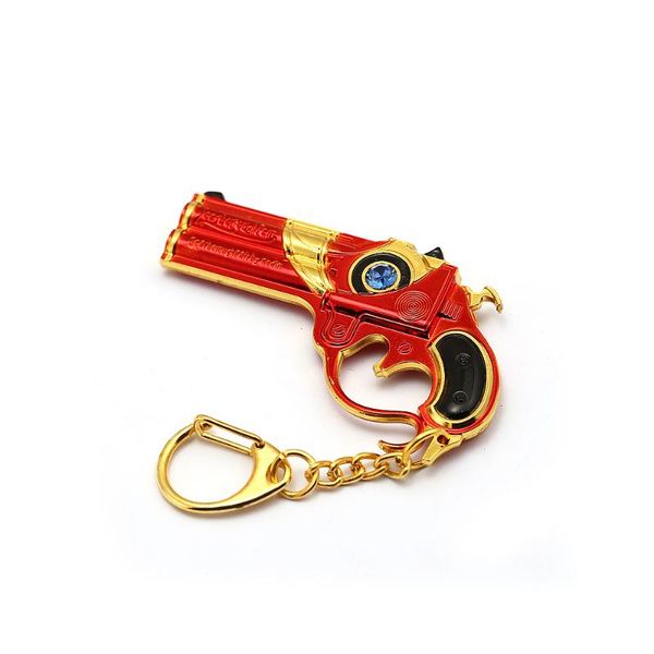 

hsic игр bayonetta gun metal брелок кристалл аксессуары сумка подвеска мужчины подарки ювелирных изделия автомобиль держатель ключ кольцо ll, Silver