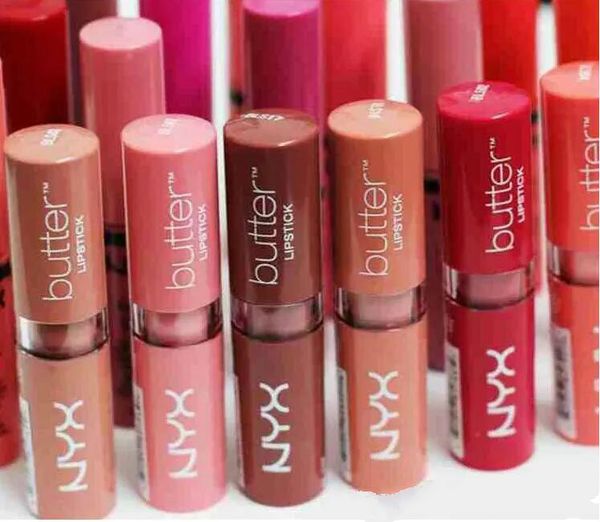 

Nyx butter lip tick 12 color batom mate waterproof long la ting lip tick nyx tint lip glo tick brand makeup maquillage