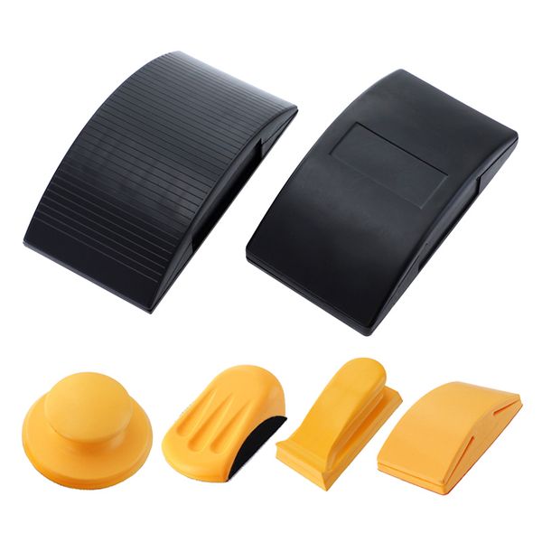 

self-adhesive sanding block 5 inch sandpaper holder handheld sanding disc for polish car