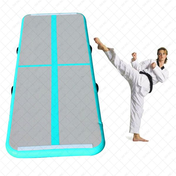 

shpping 2019 new 3*1*0.1m inflatable air tumble track olympics gym mat yoga inflatable air gym air track