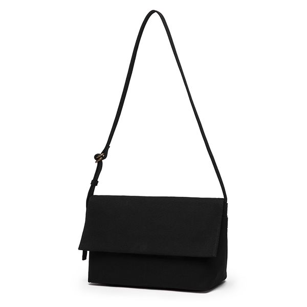 

ins wind niche design texture canvas retro armpit bag french bag shoulder