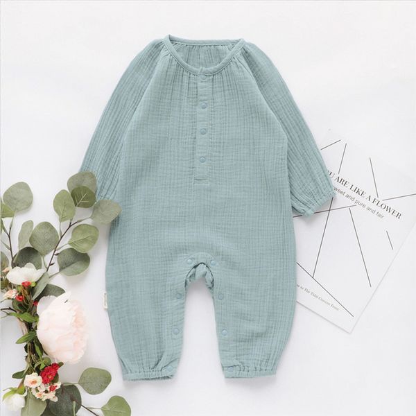 

enkelibb toddler boys jumpsuit long sleeve romper autumn winter clothes for baby 100% cotton boys jumsuits outfit, Blue
