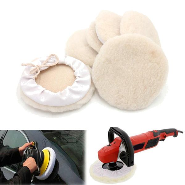 

bonnet polishing pad buffing auto buffer polisher hook loop white equipment