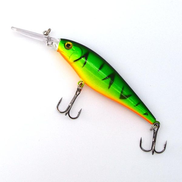 

1piece super quality10 colors 11cm 10.2g isca artificial hard bait pesca minnow fishing lures wobbler crankbait 6# hook 3d eyes rpusy