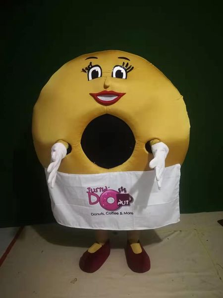 de alta qualidade real Pictures luxo Donuts mascote frete grátis traje