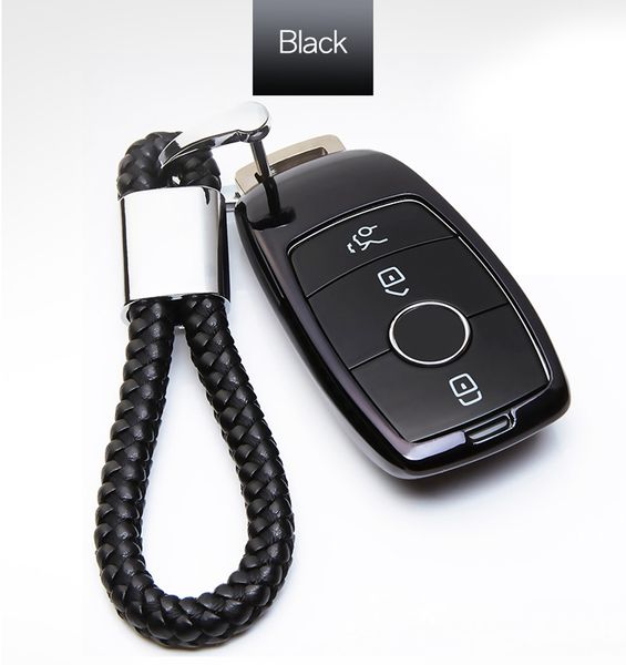 

soft tpu car key covers case + keychain fob shell for 2017 e class w213 2018 s class