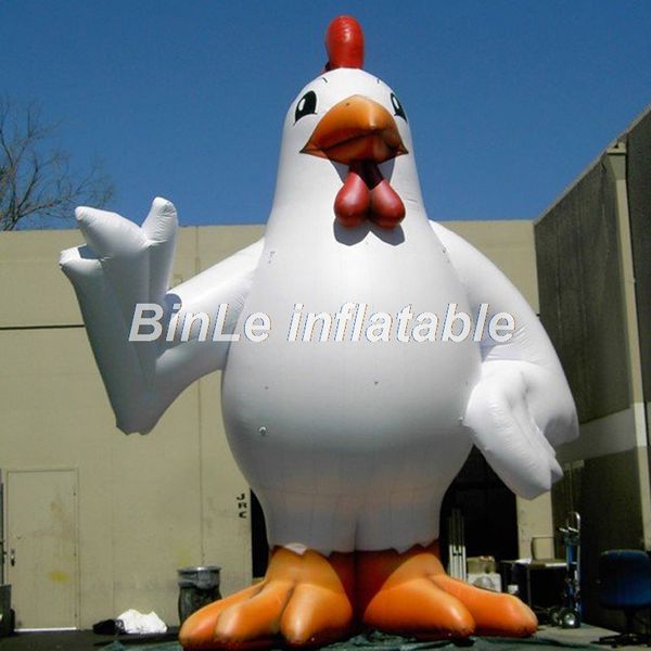 

3m high giant inflatable chicken rooster cock balloon chicken costume for advertising commercial party decoration