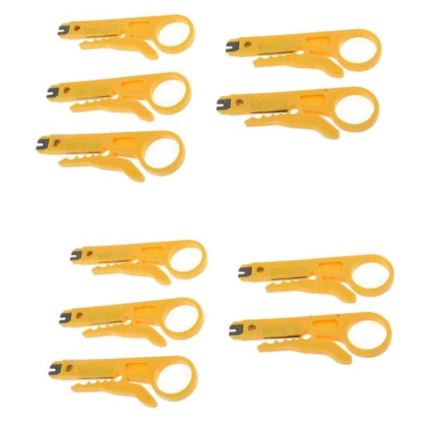 

10pcs small wire cutters cutting strippers coaxial cables rj45