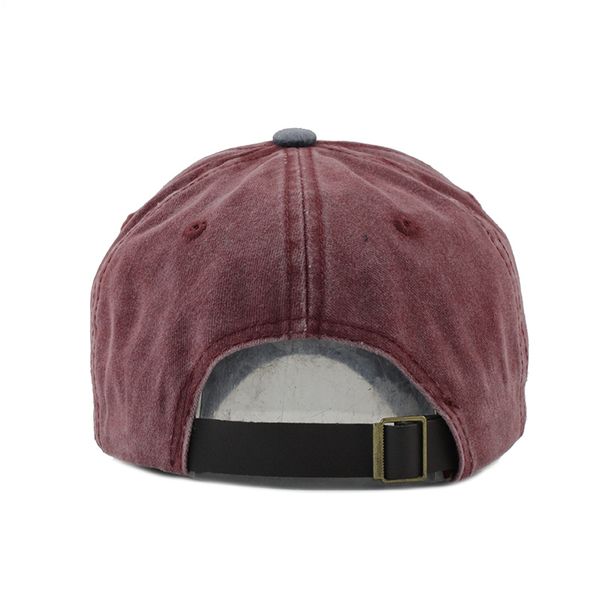 

flb] 2018 washed denim baseball cap snapback hats autumn summer hat for men women caps casquette letter wholesale gorras f110, Blue;gray
