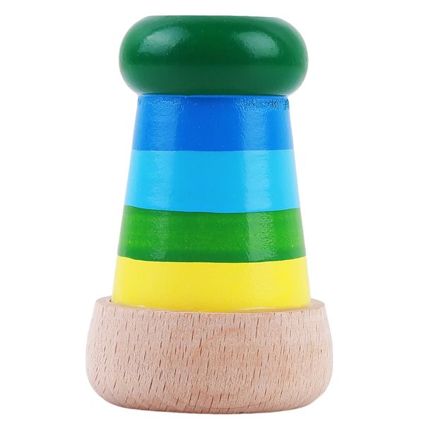 

new cute wood magical mini kaleidoscope bee eye effect polygon prism children toy special gift for children over 2 years