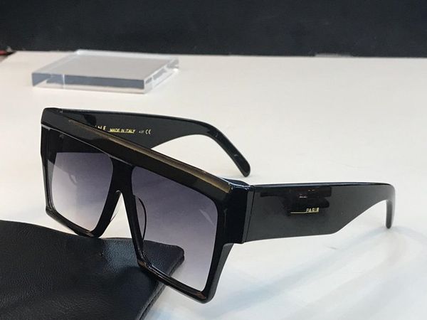 

40030 vintage sunglasses audrey fashion women designer big square frame flap oversized sunglasses leopard pc plank frame material, White;black